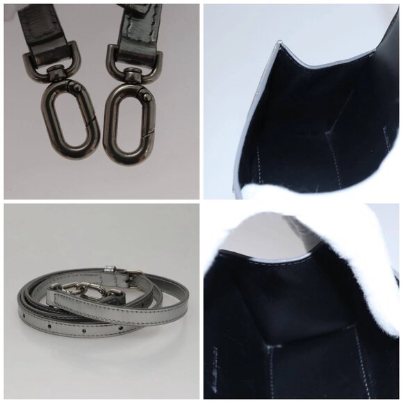 BALENCIAGA Hand Bag Leather 2way Silver - Picture 14 of 15